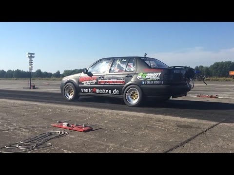 VW Vento VR6 Turbo 4motion 1050PS Turboscheune Test & Tune 30.08.2015