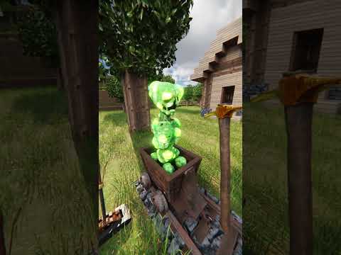 Obsidian Multiverse - Creeper in Cart Going Under Water / Minecraft RTX #shorts #minecraft