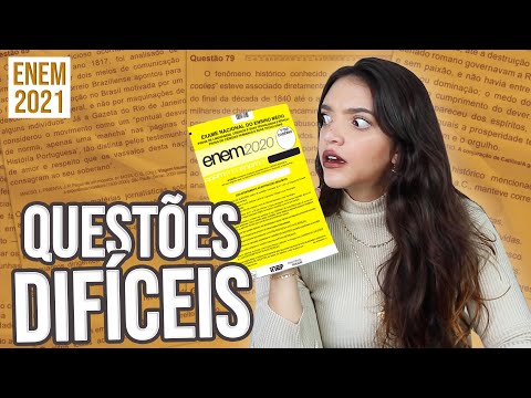 😱EXPLICANDO AS QUESTÕES MAIS DIFÍCEIS DO ENEM 2020! (Débora Aladim)