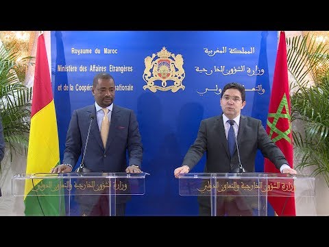العلاقات الثنائية محور مباحثات بين السيد بوريطة ووزير الدولة برئاسة جمهورية غينيا