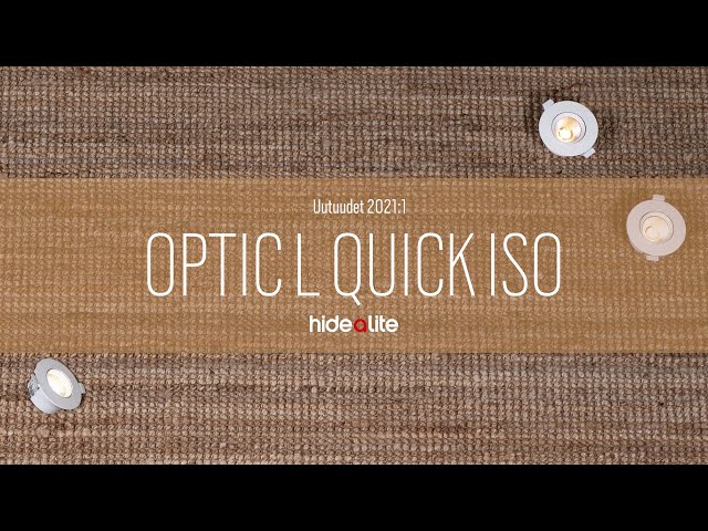 hide-a-lite Downlight optic l quick iso ip44 610lm 7,5w 2700k dim tilt