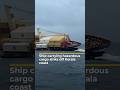 Ship Carrying Oil And Hazardous Cargo Sinks Off Kerala Coast