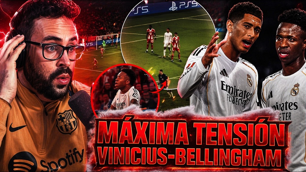 💥MÁXIMA TENSIÓN VINICIUS y BELLINGHAM "¡CALLA la BOCA!" - PROBLEMAS en el MADRID