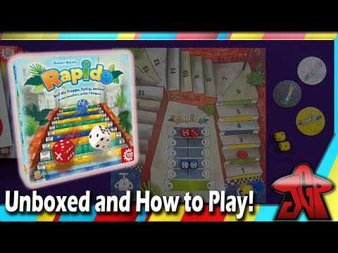 Rapido (Excape) unboxing and How to Play