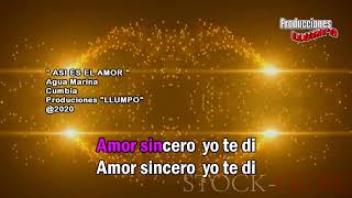 Download lagu AGUA MARINA   ASI ES EL AMOR  Karaoke mp3