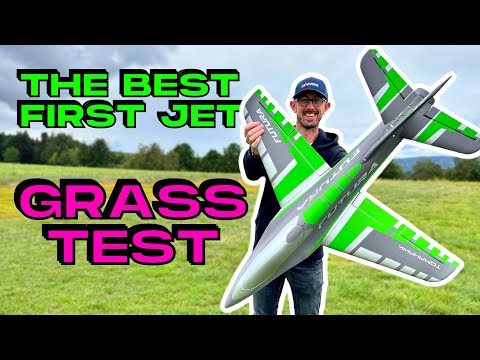 The CHEAPEST BEST Jet on GRASS • BRAND NEW FMS Futura 64mm EDF Jet PNP • (English/Français 4K 60fps)