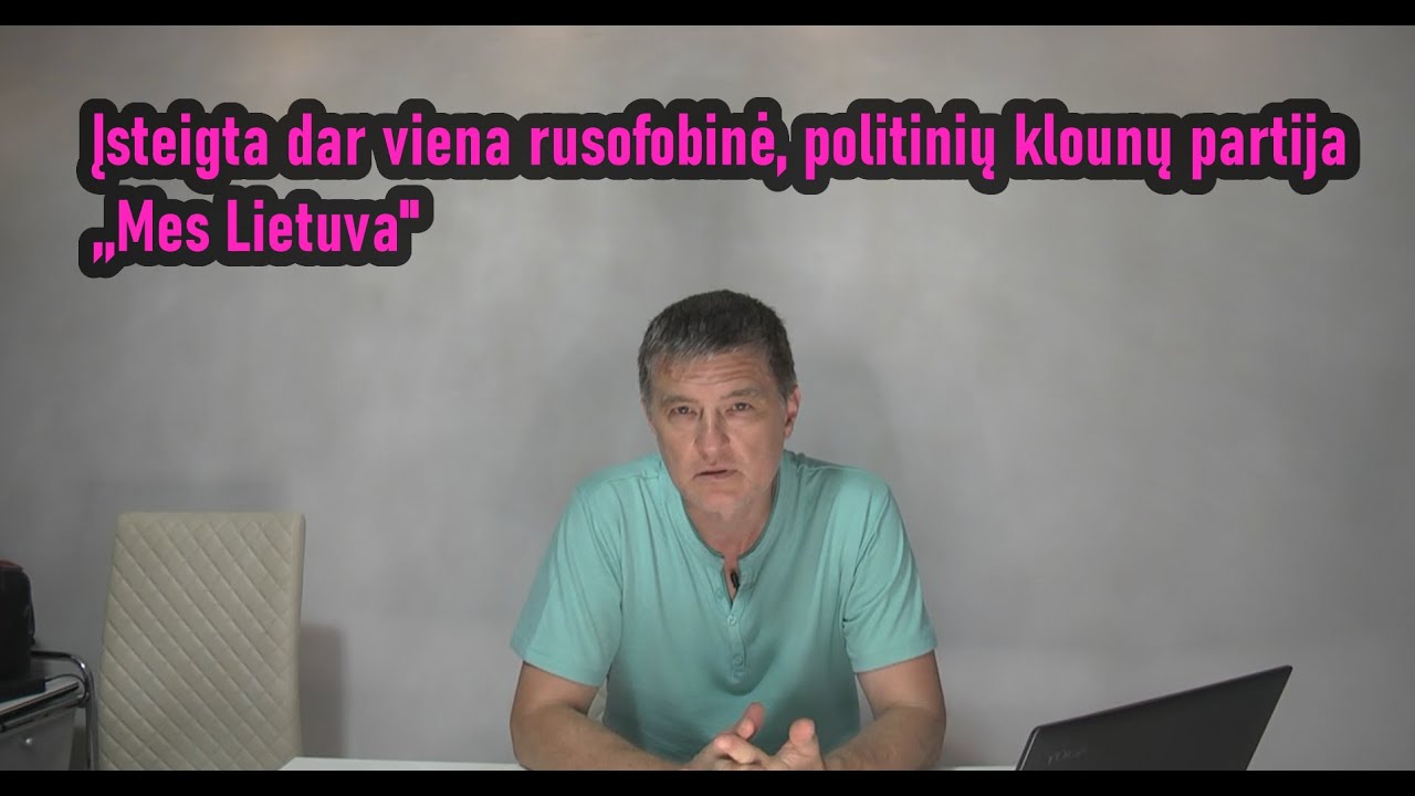 Įkurta dar viena rusofobinė klounų partija