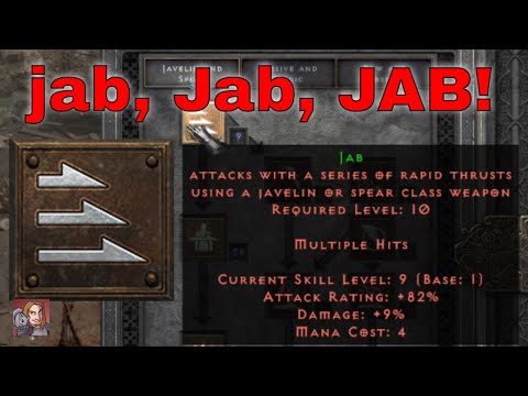 D2R Skills & Abilities - Jab (Amazon Javelin & Spear Tree)