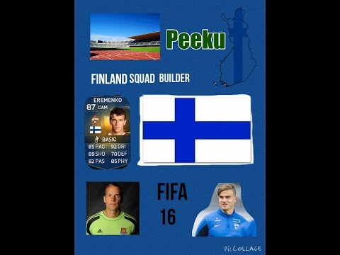 Fifa 16 - ULTIMATE TEAM - FINLAND SQUAD BUILDER