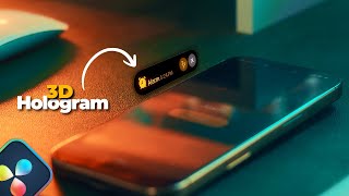 How to make Hologram Effect in Davinci Resolve!