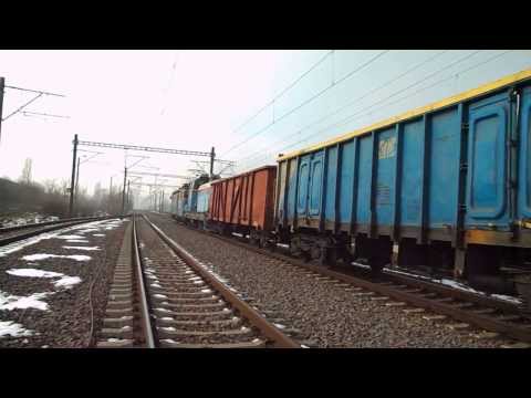 EC 460 091- 8 + LDH 69 - 0078 - 1 la roată, plecând din Gara Băneasa 