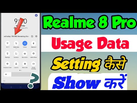 Realme 8 Pro me Usage data kaise Show Kare | How to Show daily Data Usage in Realme 8 Pro