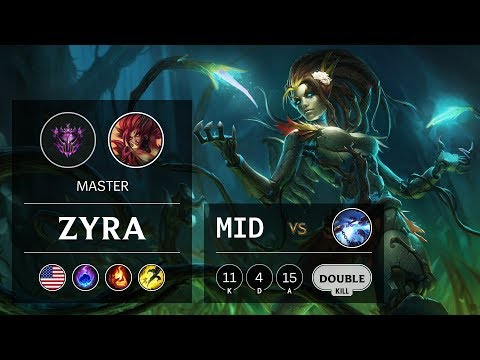 Zyra Mid vs Xerath - NA Master Patch 9.21