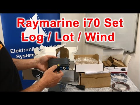 Das Raymarine i70s Log Log Wind Set - das ist dabei - von Busse Yachtshop