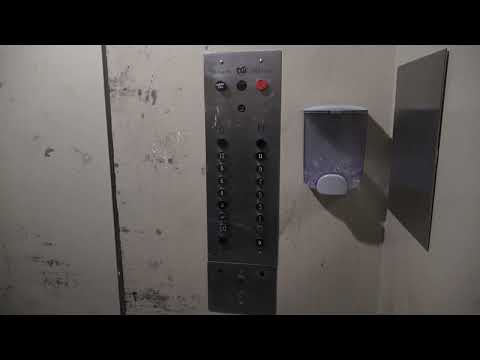 ORIGINAL 1965 Otis Black Button Traction Service Elevator at The Sheraton Hotel, Niagara Falls, ON