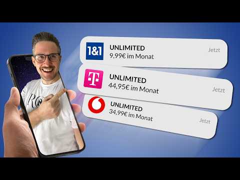 Unlimitiertes Datenvolumen für 9,99€?! - Die besten Unlimited-Tarife 2025