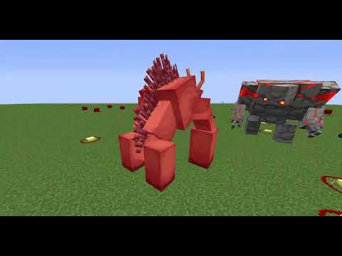 Redstone Golem(Updated) Vs Every Mutant Monsters - Minecraft Mob Battle