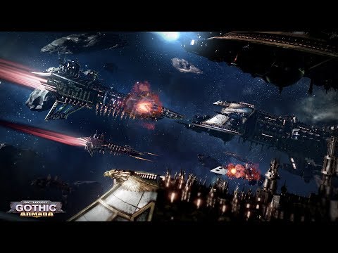 Battlefleet Gothic: Armada - Elite Mode - Rank 146 - Imperial Navy vs Chaos