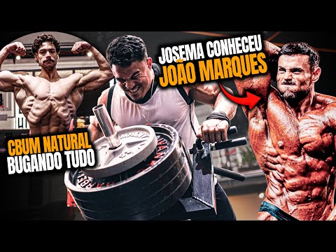 João Marques fulfilled his dream of meeting Josema + CBUM Natural, better structure??