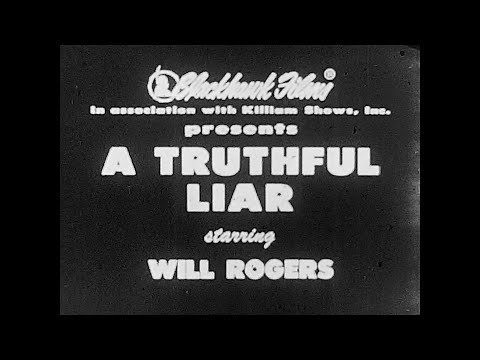A Truthful Liar (1924) | Will Rogers Short - Super 8mm Version
