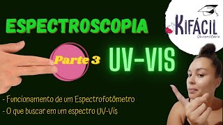 Espectroscopia UV-Vis (parte 3) -Espectrofotômetro e Análise
