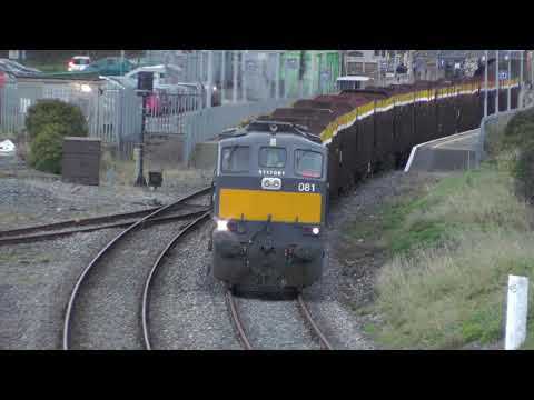 IÉ 087 & 081 on Timber trains in Counties Waterford, Kilkenny, Carlow & Kildare