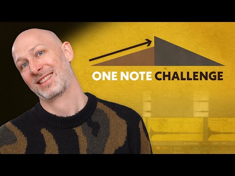 Prove you’ve mastered your synth by playing one note