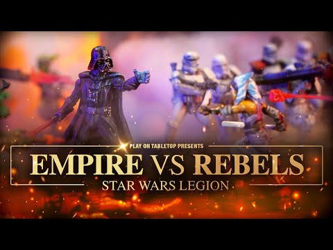 Darth Vader Descends upon the Rebels | Star Wars Legion.  Rebels vs The Empire.