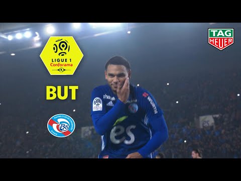 But Kenny LALA (40' pen) / RC Strasbourg Alsace - Paris Saint-Germain (1-1)  (RCSA-PARIS)/ 2018-19