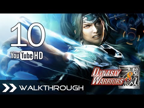 Dynasty Warriors 8 Walkthrough - Part 10 Gameplay (Shu Story - Battle of Fan Castle) HD 1080p