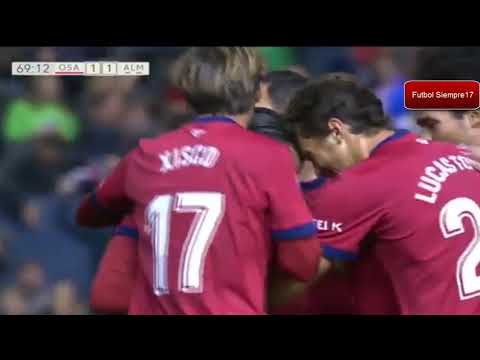 Osasuna vs Almeria 2 1   RESUMEN DEL PARTIDO   LIGA 123   2017 18