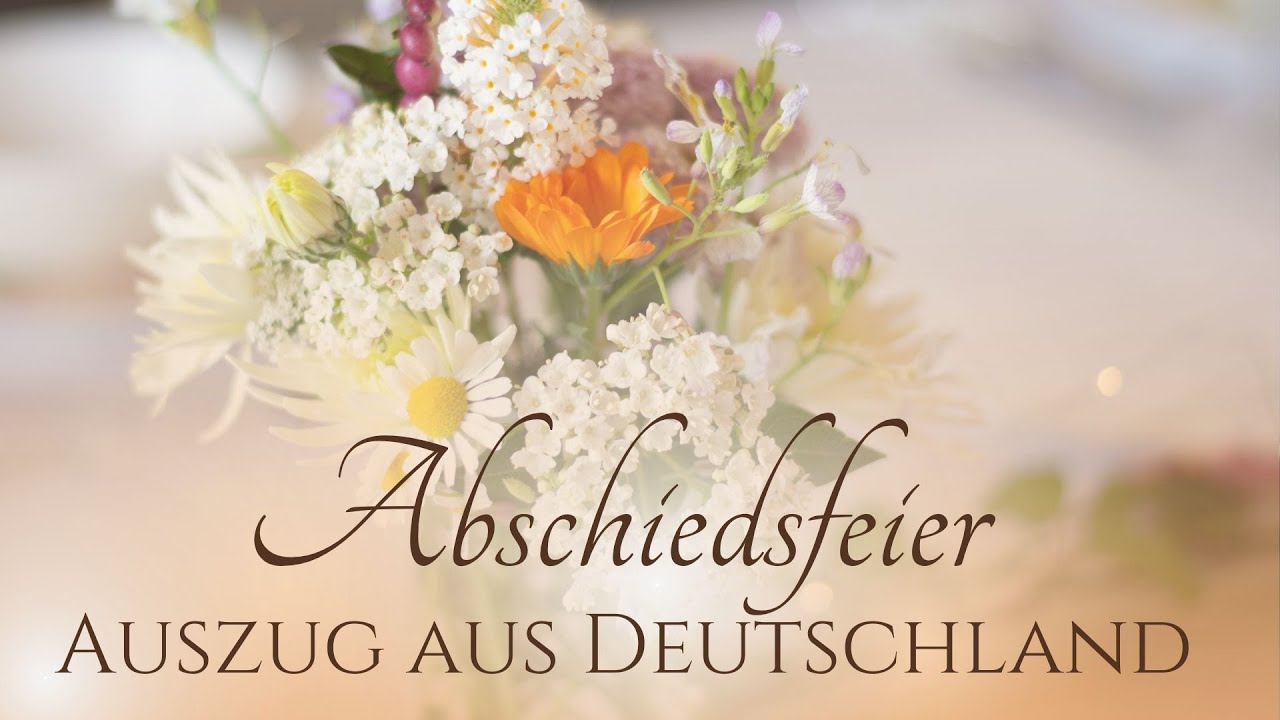 Abschiedsfest - Auszug aus Deutschland - Nahizji & Holistic Life Home