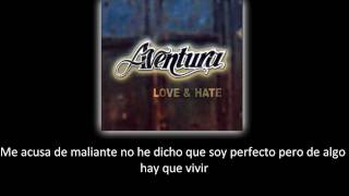 Aventura - La Guerra (lyric - letra)