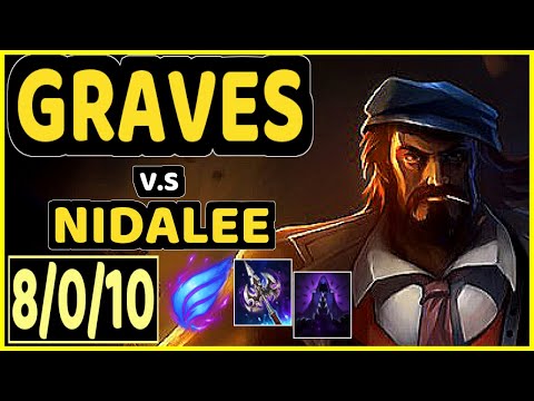XLB (GRAVES) vs NIDALEE - 8/0/10 KDA JUNGLE CHALLENGER GAMEPLAY - KR