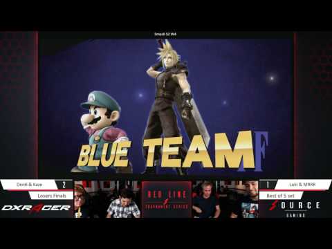 Red Line Smash Doubles 13 - Denti & Kaze Vs. MRRR & Yuruloki. Losers Finals.