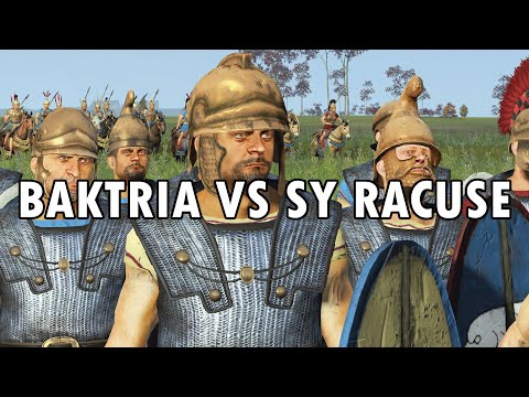 Baktria vs Syracuse - Multiplayer Battle - Total War Rome 2
