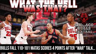 Chicago Bulls Fall 110-101 😳 Giddey Scores 5, Matas 4 After “War” Talk… Simons Leads | Postgame LIVE