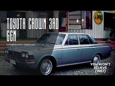 Thumbnail for Toyota Crown – 3rd Generation (1967): Japan’s Rising Symbol of Prestige by Toyota Classic, Toyota, Toyota Crown (RS), Toyota Crown, Taxi, Car, Vehicle, Van, Station wagon, Toyopet