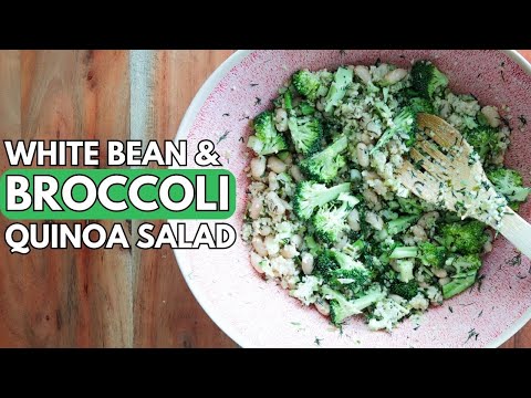 THIS White Bean Quinoa Salad is the PERFECT Summer Salad! ๐ฅฆ Whole food plant based