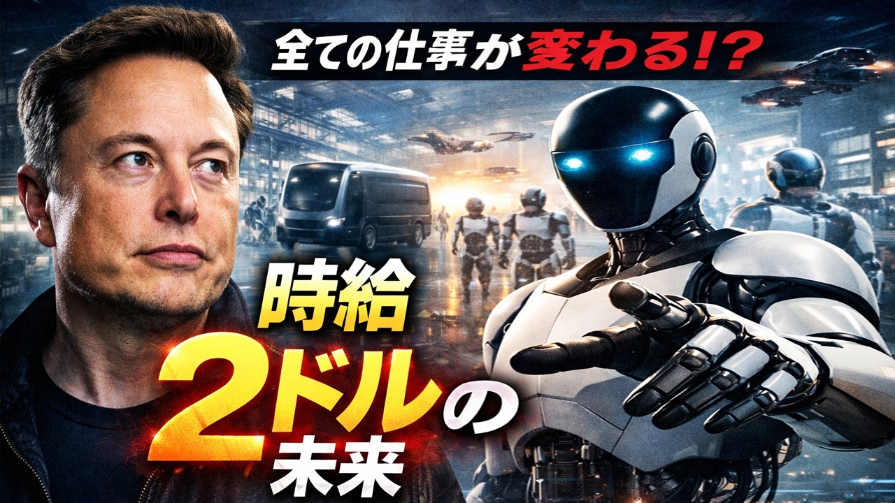 イーロン・マスクの衝撃賭け！ロボットが労働を2ドル/hに変える未来とは？
