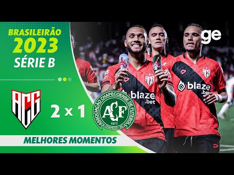 Gols e lances de Atlético-GO x Chapecoense