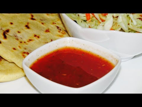 COMO HACER SALSA PARA PUPUSAS