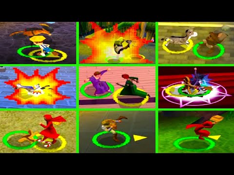 Shrek Super Slam DS All Character's Super Slams