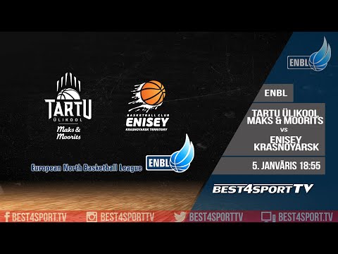 Tartu Ulikool Maks & Moorits v BC Enisey | Full Game, Jan 5th | ENBLeague 2021/22