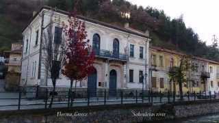 preview picture of video 'Visit Greece Florina 4K (Griechenland). Φλώρινα, ποταμός Σακουλέβας.'