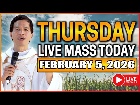 FILIPINO LIVE MASS TODAY ONLINE II FEBRUARY 5, 2026 II FR. FIDEL ROURA