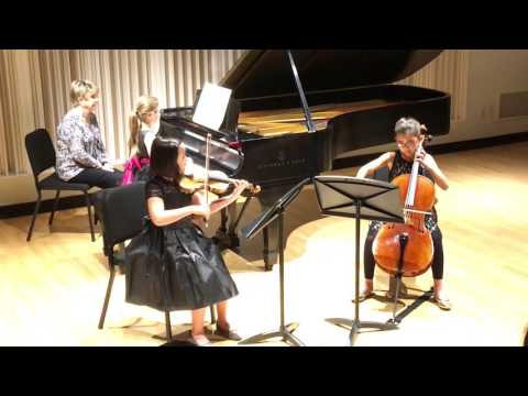 The MIM Trio Performs Klengel Kindertrio in G Major Op. 35 No. 2 Allegro