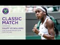 Coco Gauff vs Venus Williams | Wimbledon 2019 first round | Full Match