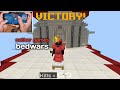 Nethergames bedwars with new touch controls (handcam)