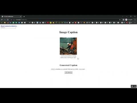 Image Caption Detection Flask App in Python Projects